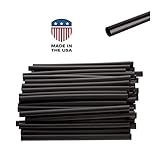 Giant Jumbo Black Drinking Straws: 8.5