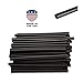 Giant Jumbo Black Drinking Straws: 8.5