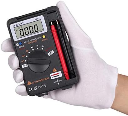 HYJHDD Multimeter, Electric multimeter Digital high Precision Anti-Burning Electrical auto Repair Card Pocket Multi-Function Maintenance capacitance Meter