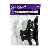 Soft'n Style Large Butterfly Clamps, 12 Count
