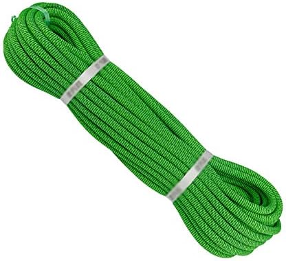Gxyawpj 人気 おすすめ ロープ 11ミリメートル屋外クライミングロープ10メートル 32フィート メートル 64フィート 30メートル 96フィート 50メートル 160フィート アイスクライミング機器消防レスキューパラシュートロープ紫色用 Size Color 緑色 Green 11mm 100m 70