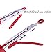GeMoor 3 Pack Kitchen Tongs of 8