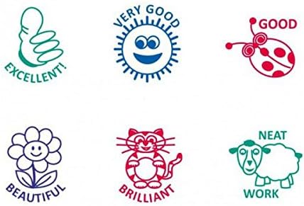 Trodat Classmates Motivational And Reward Teacher Stamps Set, Multi-coloured, Large