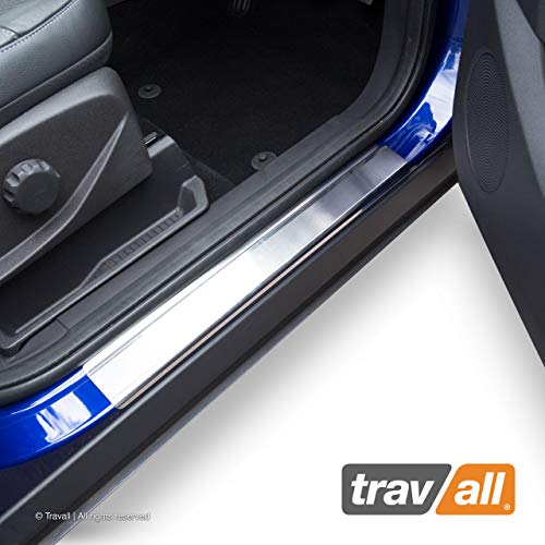 Vasca Bagagliaio Travall SillGuards Guardie Porta TSG1025M – Battitacco Specifico In Acciaio Inossidabile Battitacco Auto