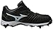 Mizuno Women's 9-Spike Advanced Sweep 3 Softball Shoe, Black/White, 8.5 D US