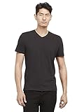 Kenneth Cole REACTION Men's Gmt Dye Slub Vnk, Black, Medium