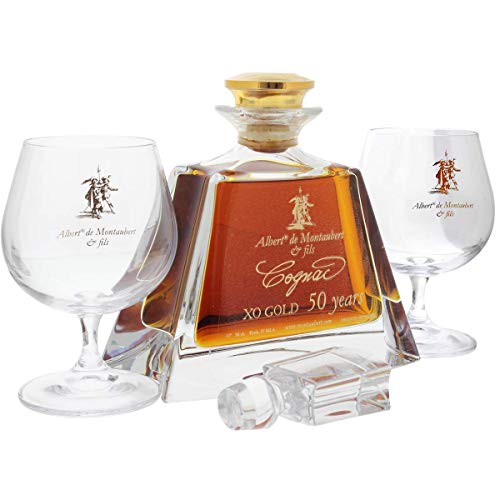 Cognac-Set XO Gold Cristal 50 Jahre mit Gläsern und Personalisierung – Bild 4