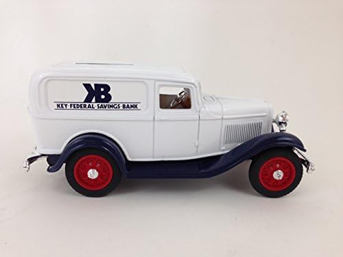 Ertl die-cast Coin Bank FORD Panel Truck Van KEY FEDERAL SAVINGS 1/25