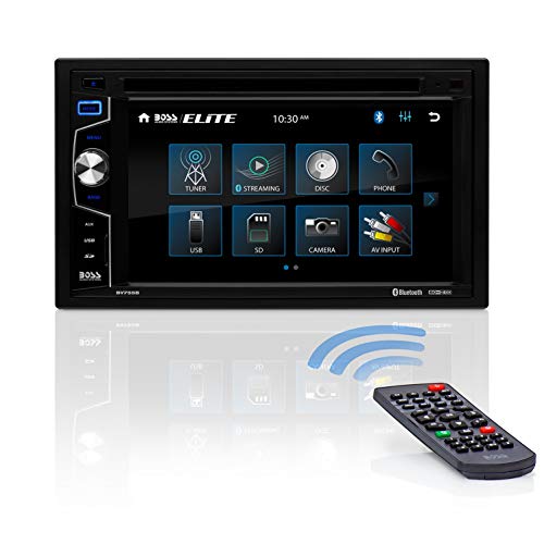 Boss Elite BV755B 2-DIN in-Dash CD DVD Bluetooth Receiver w/ 6.2" Touchscreen