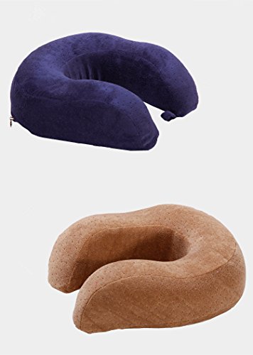 Wall of Dragon 1PC U Shaped Slow Rebound Memory Foam Pillow Travel Neck Pillows Health Care Headrest For Office Car Flight Traveling OU 027 - Thumbnail 7