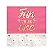 128 Piece Big Dot of Happiness Fun to be One - 1st Birthday Girl with Gold Foil - Party Tableware Plates, Napkins - Bundle for 32
