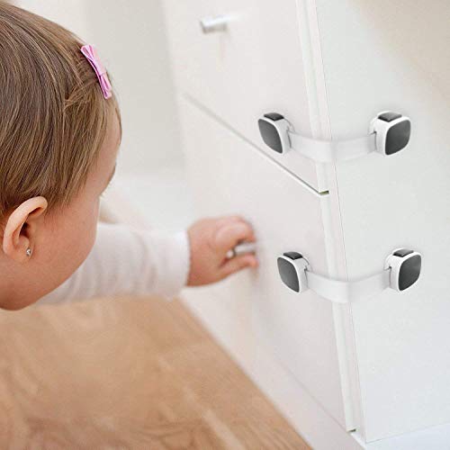 image for CalMyotis Child Safety Locks, Baby Proofing Cabinet, Cupboard, Dual Bu