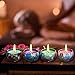Scented Candles White Jasmine,Blue Lotus,Lilac & Gardenia,Natural Soy Wax Portable Travel Tin Candle,Set Gift of 4