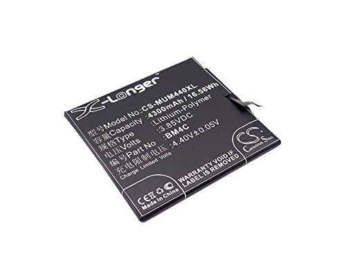 Cameron Sino 4300mAh Battery Compatible with Xiaomi Mi Mix, Mi Mix Dual SIM, Mi Mix Exclusive, Mi Mix Exclusive Gold Ceramic Edition, 2016080