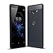 Sony Xperia XZ2 Compact Case, TopACE Ultra Thin Carbon Fiber Scratch Resistant Shock Absorption Soft TPU Protective Cover for Sony Xperia XZ2 Compact (Black)