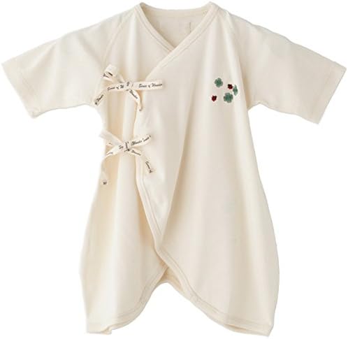 Amazon Co Jp Sense Of Wonder センスオブワンダー オーガニックコットン 日本製 コンビ肌着 クローバー 刺繍 50 60cm 服 ファッション小物