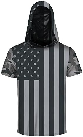 Azuki 2018 Hoodies Sweatshirt Men's Short Sleeve Pullovers 3D Print Tracksuit -M