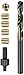E-Z LOK 400-M6 Threaded Inserts for Wood, Installation Kit, Brass, Includes M6-1.0 Knife Thread Inserts (6), Drill, Installation Tool