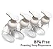 Foaming Soap Dispenser Refillable Foam Hand Pump Empty Bottles Container for Castile Liquid Soap BPA Free Plastic (10 oz) - 4 Pack Clear