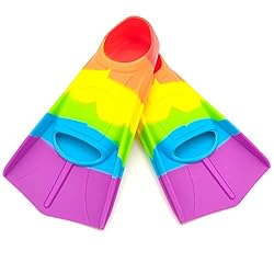 Gugmoy Kids Swim Fins,Comfortable Silicone Flippers