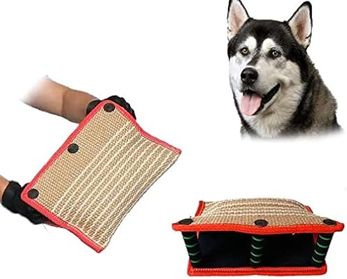 Dog Bite Sleeve Crude Hemp Bite Wedge Bite Pillow 3 Handle Tug Toy