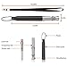JBER Dog Whistle, Dog Training Whistle to Stop Barking Adjustable Frequency Ultrasonic Sound Training Tool Dog Bark Control with Free Premium Quality Lanyard 2 Pack Black Pet Whistle