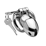 Master Series Rikers 24-7 Stainless Steel Locking Chastity Cage