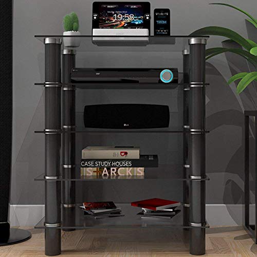 Ryan Rove Hamlin Glass Component Stand in Black - Thumbnail 6
