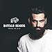 The Ultimate Beard Shaping Tool - Groom Guide Stencil from Buffalo Beards - with Beard Brush, Beard Comb, Beard Shaper Template and Guide