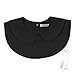 ANZERMIX Women's Detachable Half Shirt Blouse Fake Collar 2 Pack (Turndown Collar)