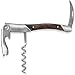 Professional Waiters Corkscrew with Gift Box – Ebony Wood, Stainless Steel, Single Lever, All-in-one Corkscrew, Wine Opener, Bottle Opener and Foil Cutter made for Sommeliers, Waiters and Bartenders