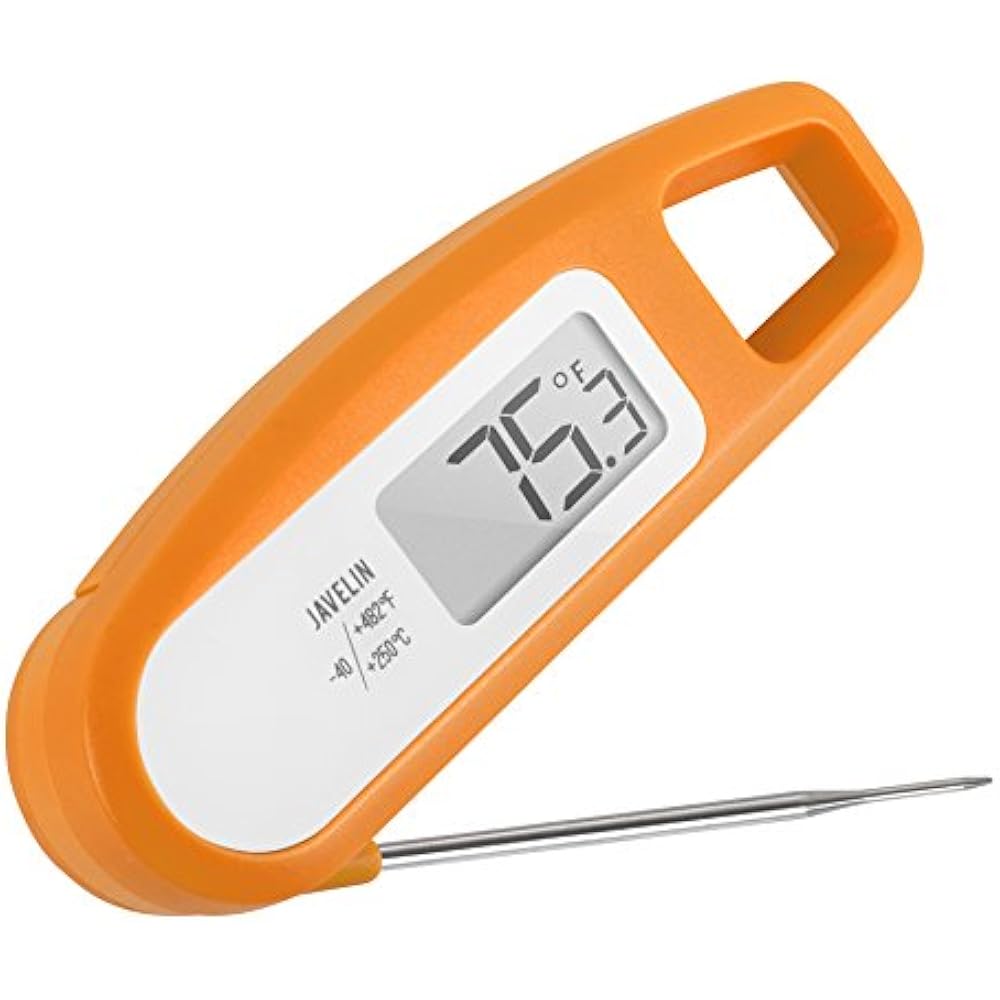 Meat Lavatools PT12 Javelin Digital Instant Read Thermometer (Orange