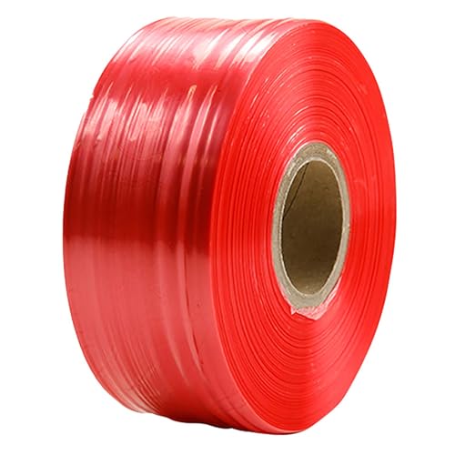 松浦産業 ひも ロープ シャインテープ レコード巻 1巻 幅50mm×長さ470m 日本製 赤