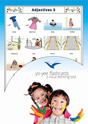 Adjectives Flash Cards In English Vocabulary Picture Cards Set 3 英語 フラッシュカード 絵カード 子供