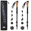 Steinwood Premium carbon wandelstokken – trekkingstokken – extra licht, verstelbaar met telescoop en klemsluiting met…