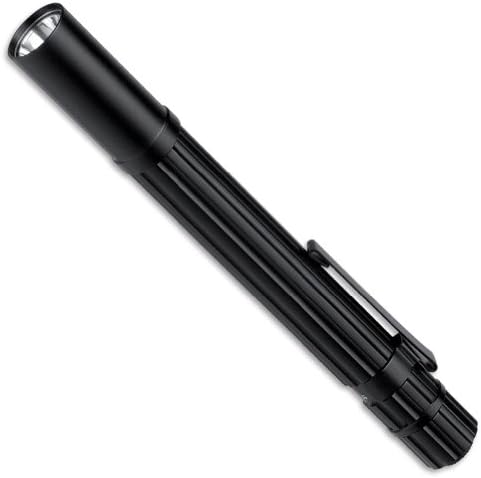 LiteXpress LX404071 Pen Power 101 Electric Torch with 1 High-Performance Nichia LED with Luminous Power up to 33 Lumen ANSI-Standard Engine Rating Black