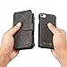 Harrms Leather wallet phone case iPhone 6/iPhone 6S/iPhone 6 Plus/iPhone 6S Plus/iPhone 7/iPhone 7 Plus,12 Card Slot Series [Zipper Cash Storage] Premium Flip Wallet Case Cover
