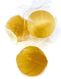 Bolas de jengibre envueltas en Washburn, caramelo de jengibre natural, caramelos duros retro,