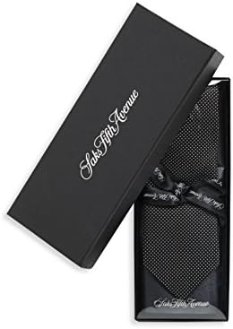 Saks Fifth Avenue Men's Micro Dot Silk Tie, OS, Black