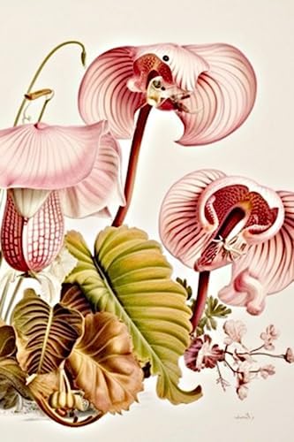 Botanical Drawing Book: Vintage Garden Plants Cover Sketchbook