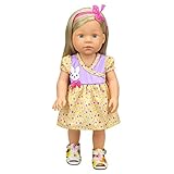 Banne Park Rids 16 Inches Simulation Skirt New Bitty Princess Baby Doll's Clothes