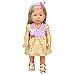 Banne Park Rids 16 Inches Simulation Skirt New Bitty Princess Baby Doll's Clothes