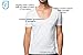 Collected Threads Men's Deep V-Neck Invisible Undershirts 3-Pack Large White jT-V