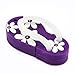 16GB USB Flash Drive with Flower Pattern Beach Sandal Shape (Dark Purple)