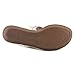 Bandolino Jo Women Open Toe Synthetic Ivory Thong Sandal
