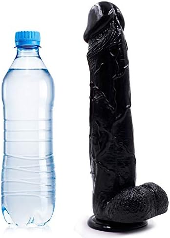 YQFCA 12.99 Inches Double Sided Ended Headed Penetration for Lèsbǐans Toys YQFCA (Color : Black)