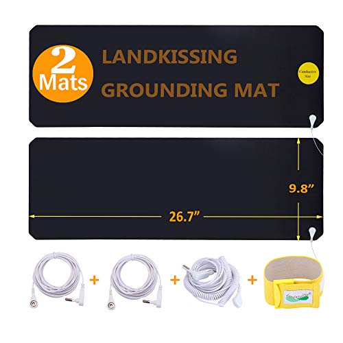 LandKissing® Grounding Mats 26"x10" (1 PK) For Bed, Grounding Mat Kit - View #2