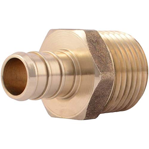 SharkBite UC120LFA10 1/2" Male PEX Barb Fitting (10Pack), Pack of 1
