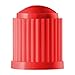 Valve-Loc Tire Valve Caps (25-Pack) Red, Universal Stem Covers for Cars, SUVs, Bike and Bicycle, Trucks, Motorcycles | Heavy-Duty, Airtight Seal | Screw-On, Easy-Grip Use (Red)