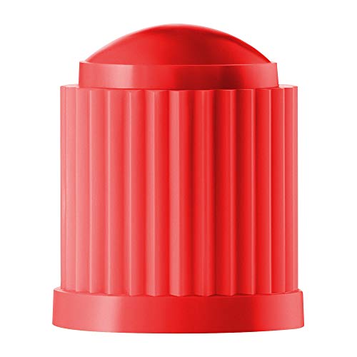 image for Valve-Loc Tire Valve Caps (25-Pack) Red, Universal Stem Covers for Car